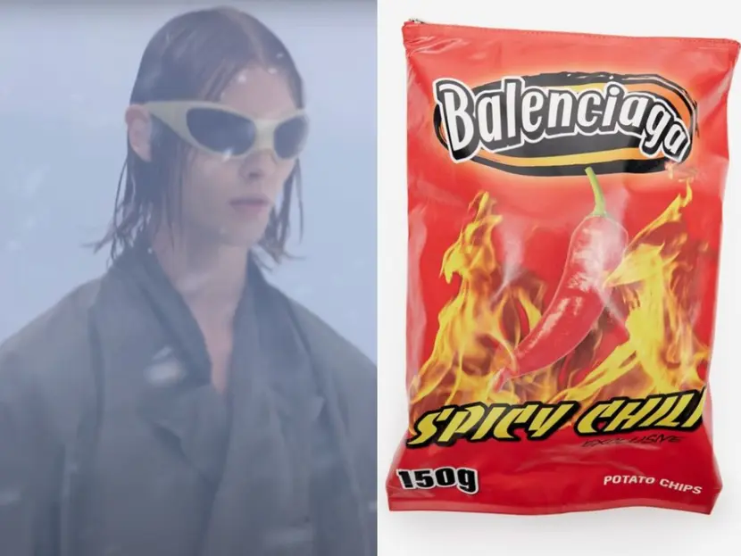 Balenciaga lanza bolsa de papas fritas; cuesta decenas de miles de pesos
