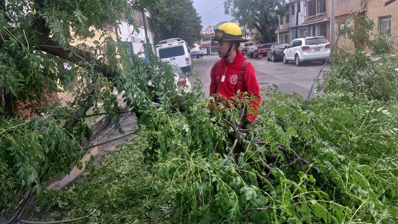 Trabaja Gobierno de Saltillo en atención por afectaciones por lluvia y granizo