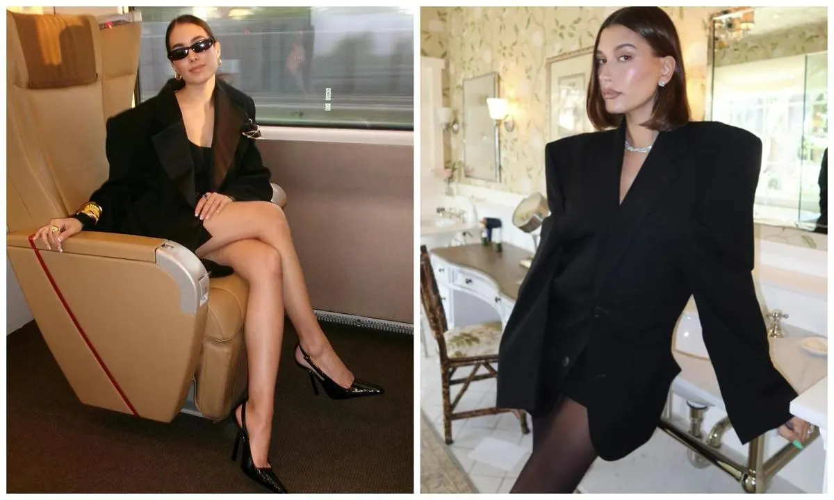 HAILEY BIEBER Y SHARON FONSECA COMPARTEN SU AMOR POR EL ‘BLAZER OVERSIZE’
