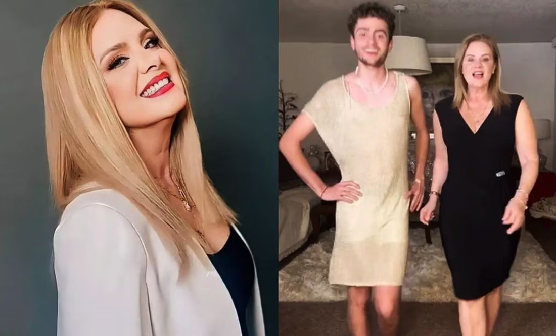 Érika Buenfil aprueba que su hijo use vestidos: «yo se los presto»
