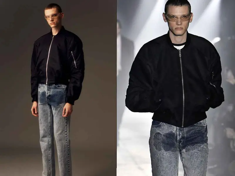 El límite de la moda: marca lanzan jeans con manchas de orina ¿los comprarías?