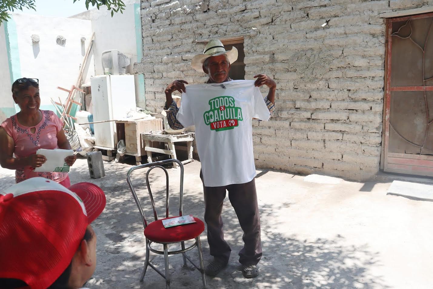 Se ponen la camiseta en ejido “El Venado”