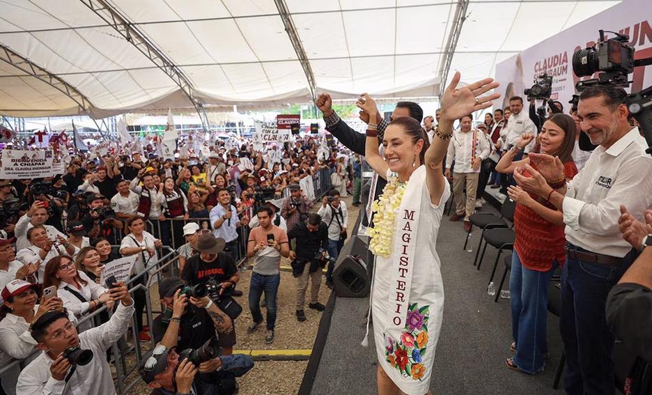 En elección, triunfará la democracia: Sheinbaum
