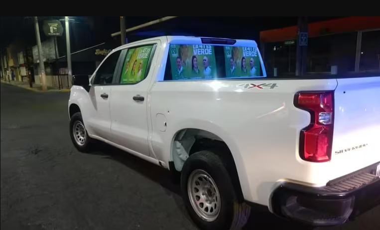 Disparan a vehículo de candidato del PVEM a la presidencia municipal de Chalco, Edomex
