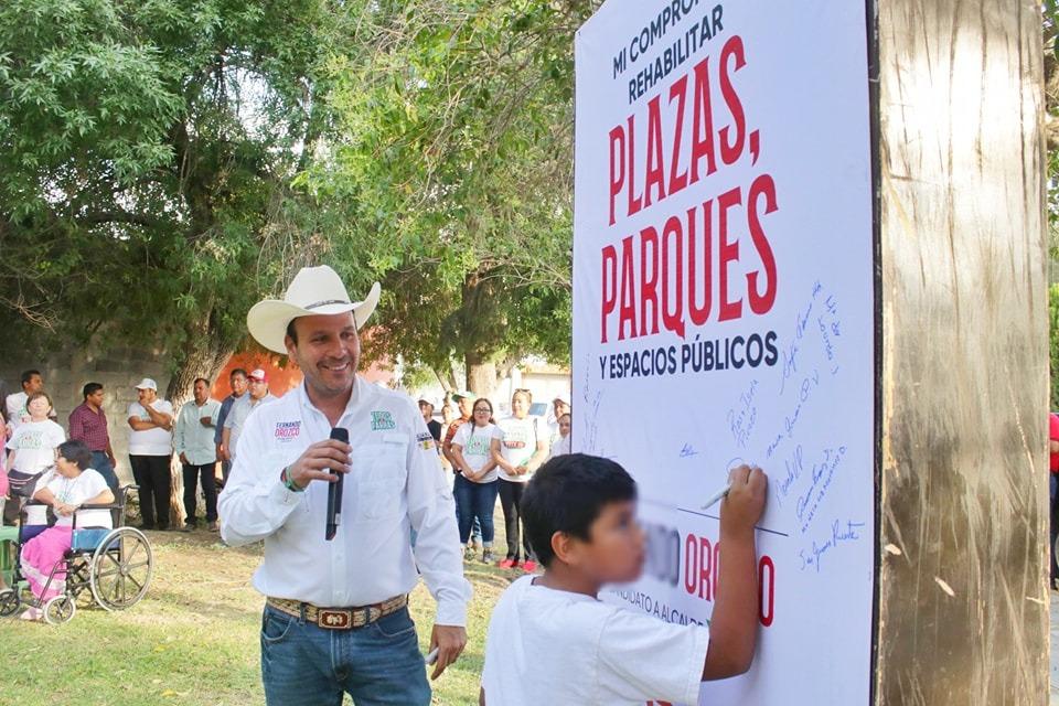 Van por la rehabilitación total, de parques y plazas