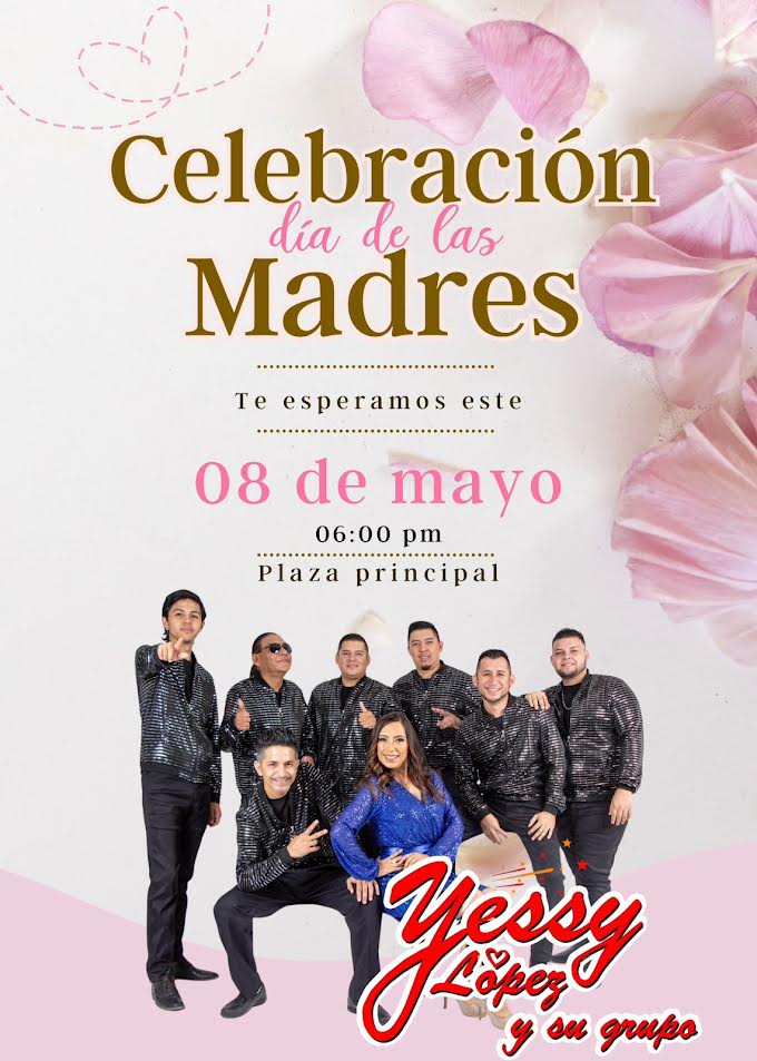 Amenizará Yessy López festejo para las madres