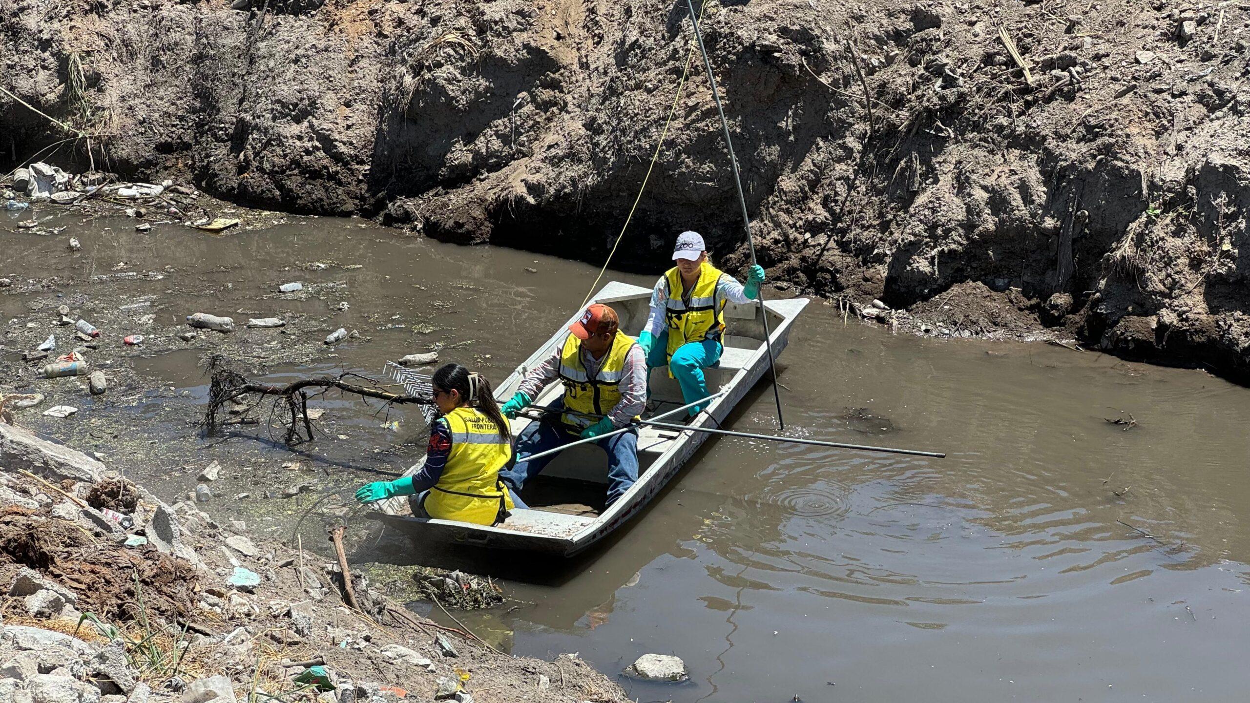 A nada de concluir limpieza del arroyo