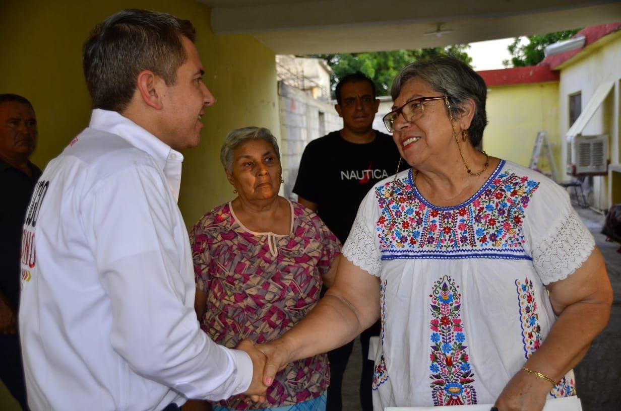 Visita Hugo sector Nueva Esperanza