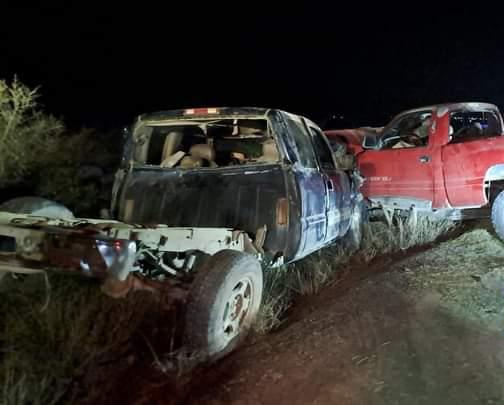 Colisionan de frente en ejido La Herradura