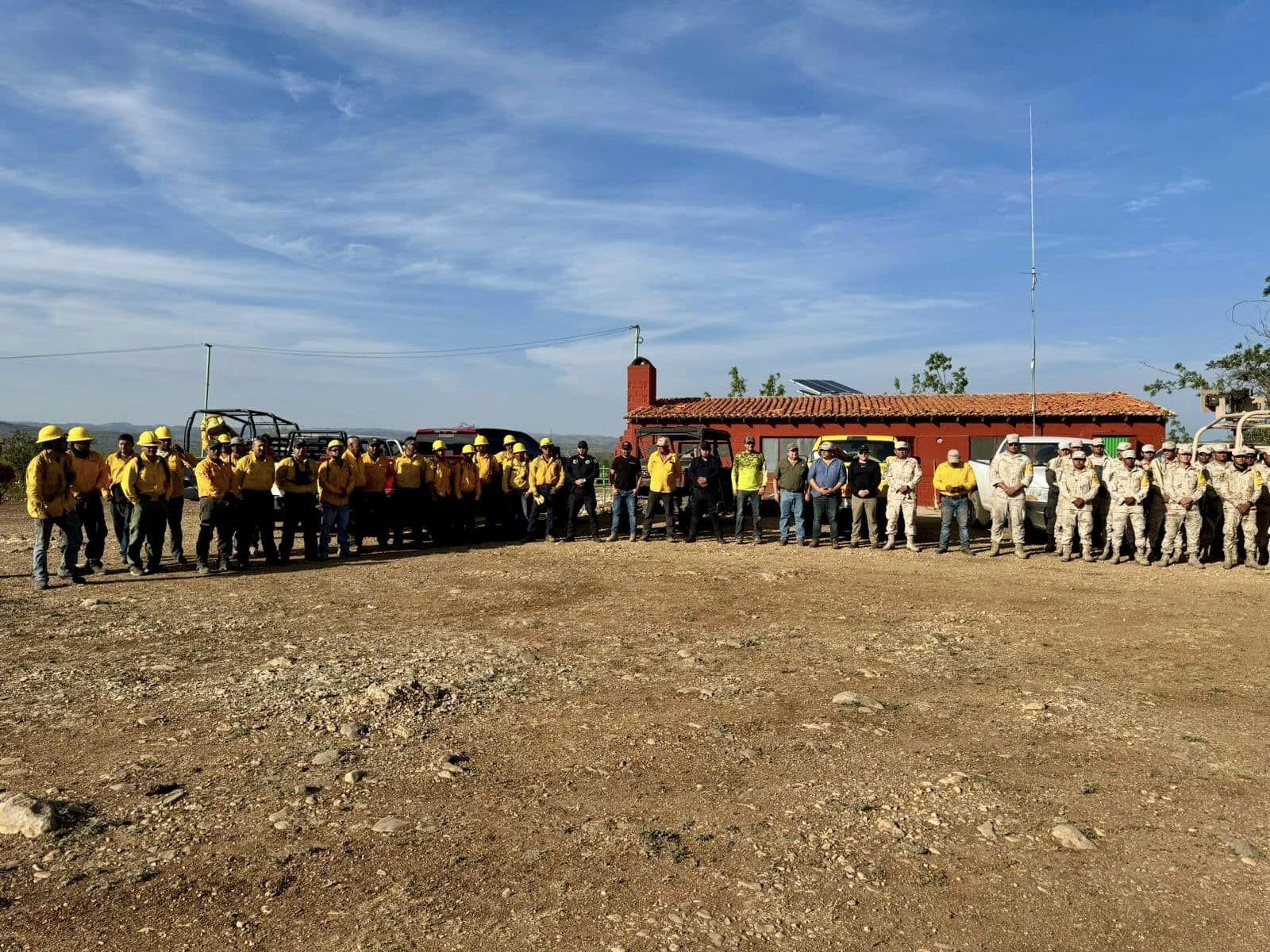 Contienen fuego en sierra de Múzquiz