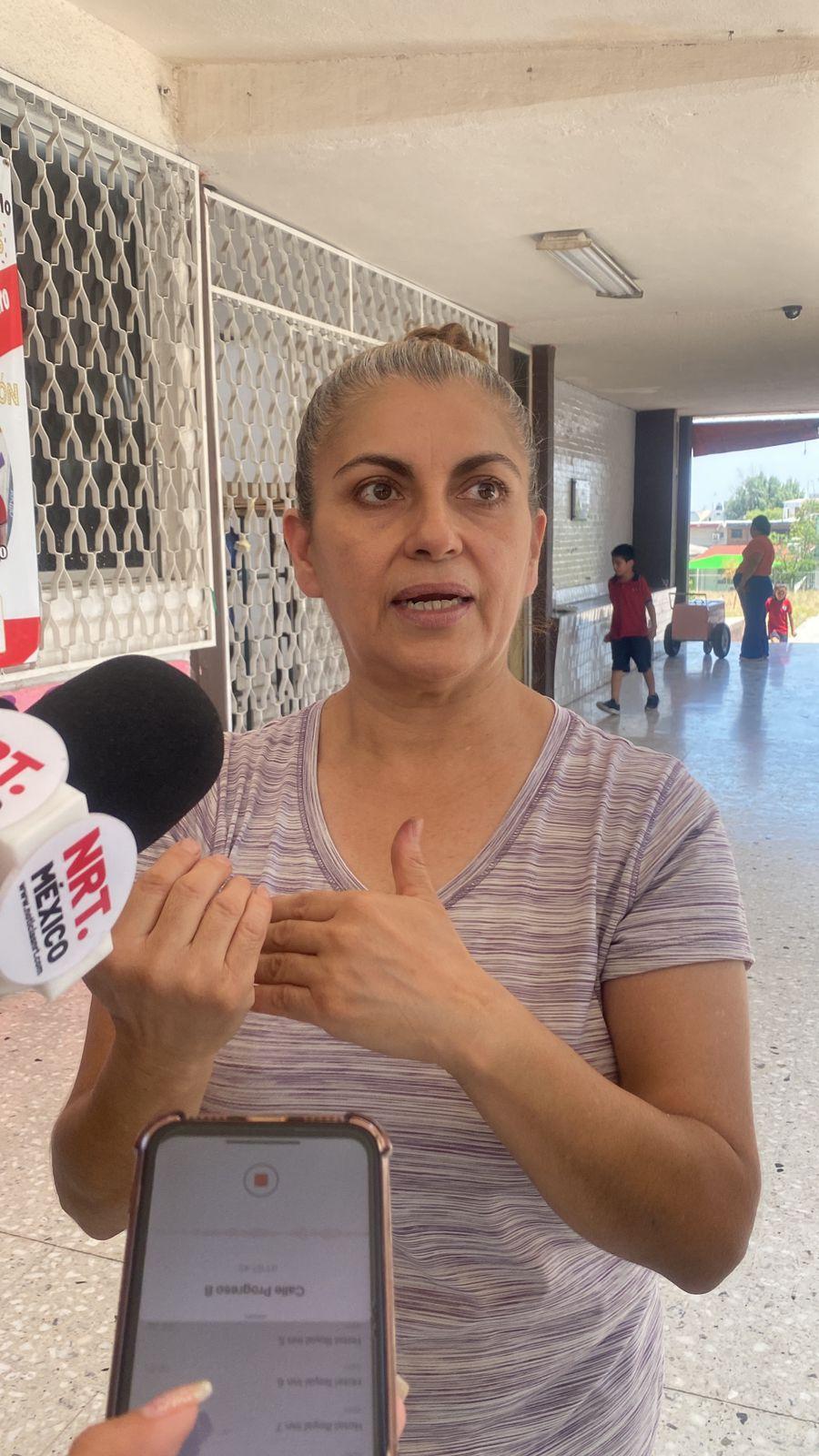 Cae cable de alta tensión en escuela