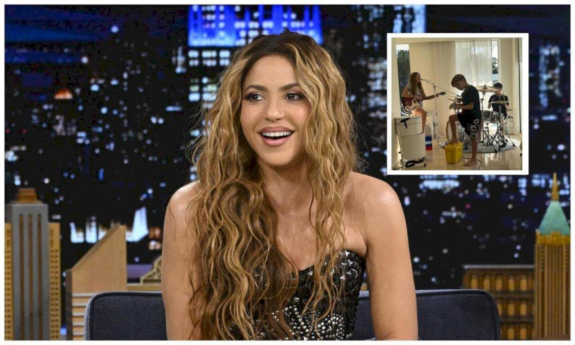 SHAKIRA PRESUME EL TALENTO MUSICAL DE SUS HIJOS CON UNA FOTOGRAFÍA INÉDITA DE LO MÁS REVELADORA