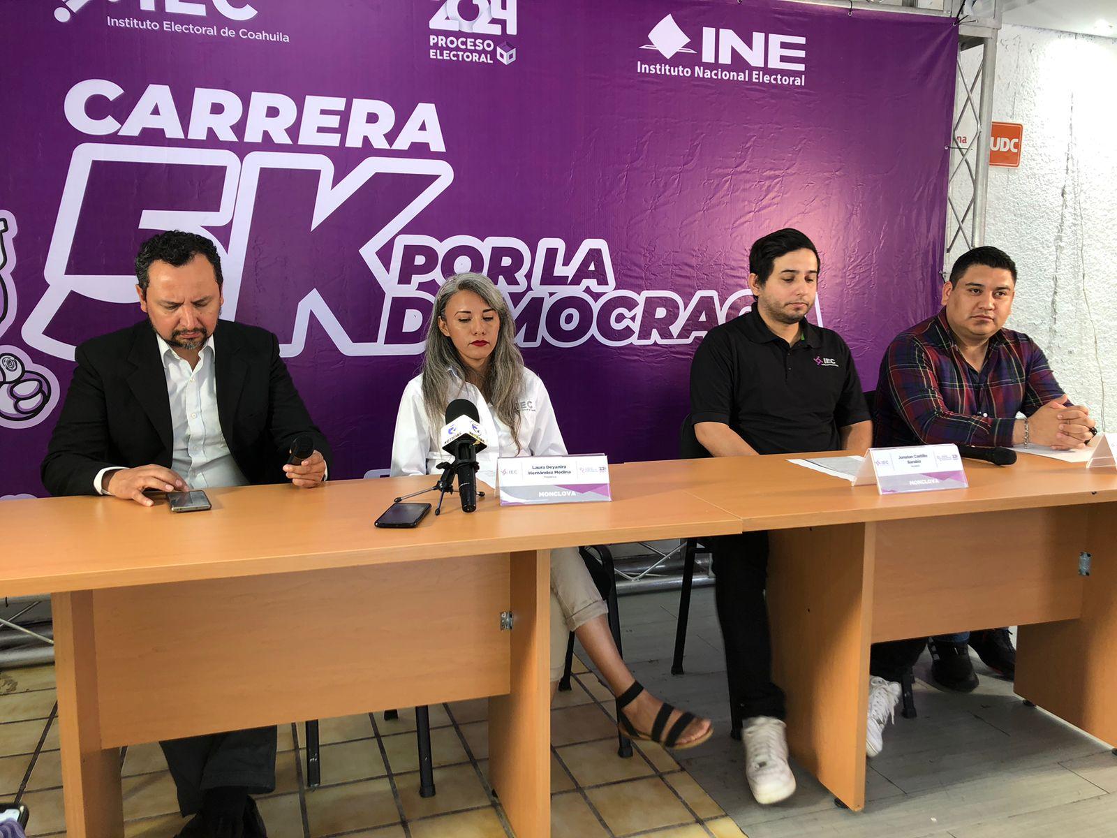 Anuncia IEC carrera 5K por la Democracia