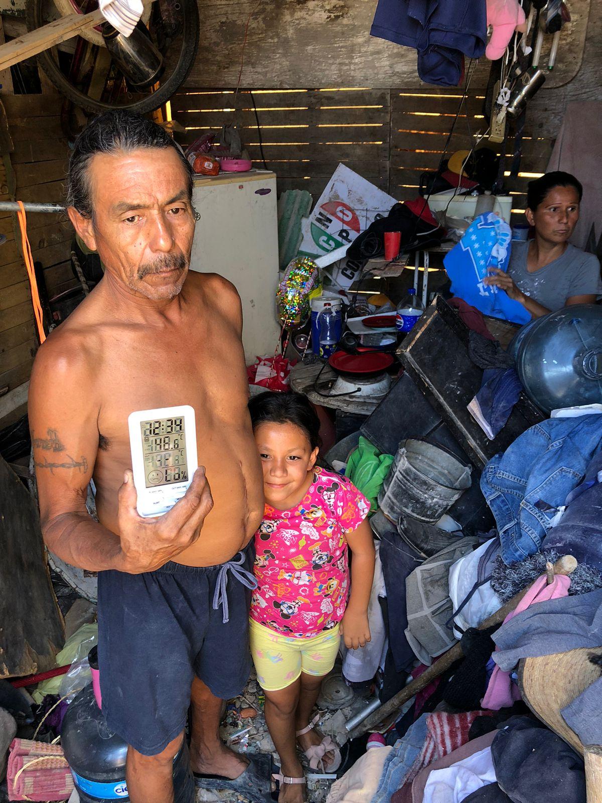 Sufren con 46 grados adentro de tejabanes
