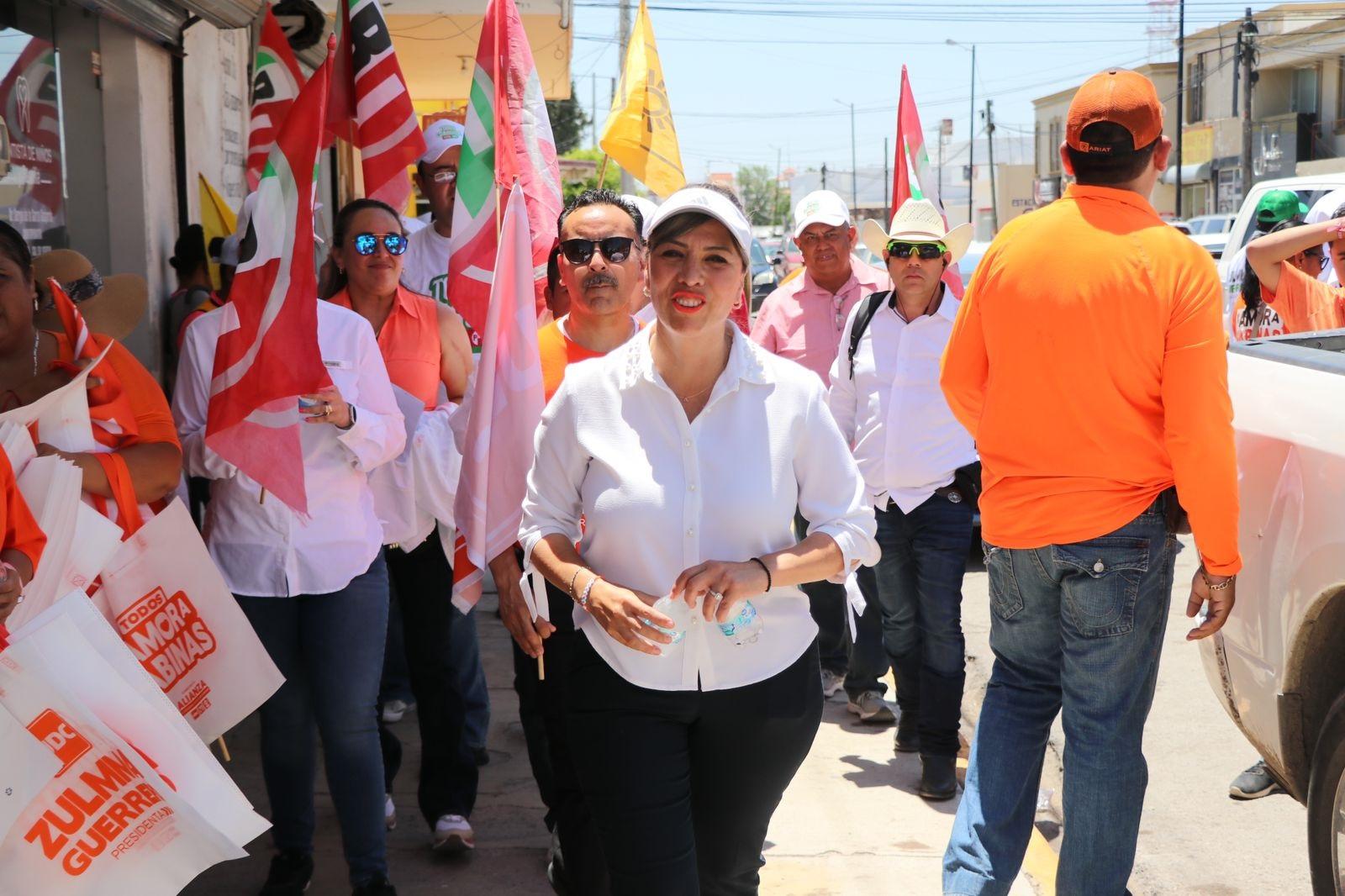 Avanza Zulmma sin pausa rumbo a alcaldía