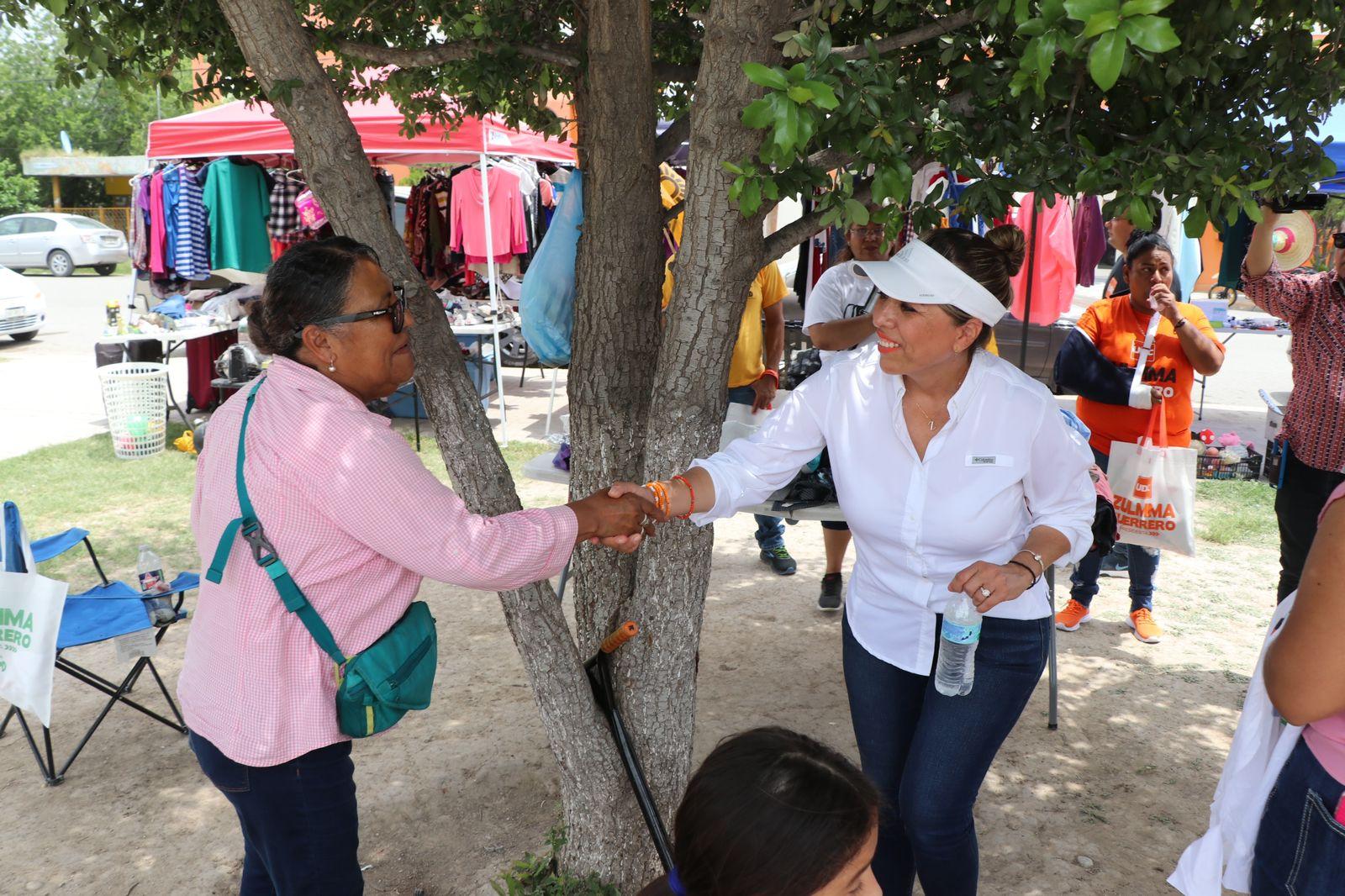 Reciben a Zulmma en las Pulgas de Sarabia