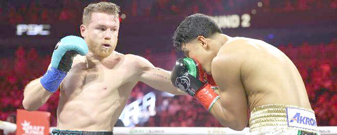 ¡Descomunal! Canelo Álvarez venció por decisión unánime a Munguía y sigue como rey de las 168 libras