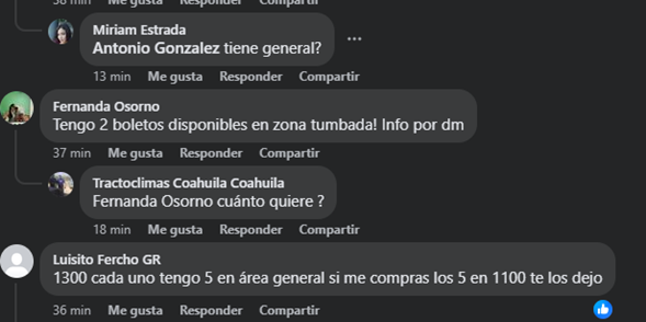 Triplican “coyotes” costo de entradas