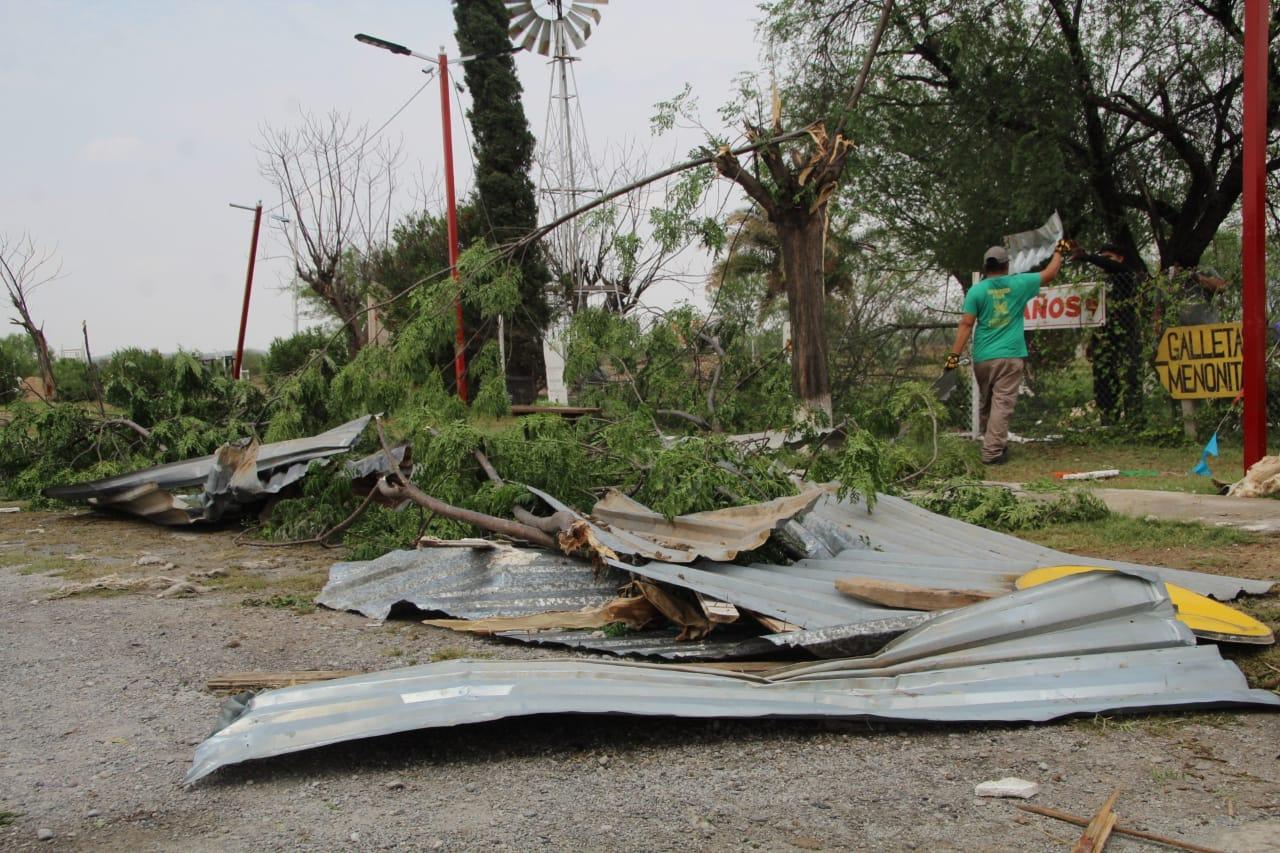 Devasta tornado a Colonia Menonita