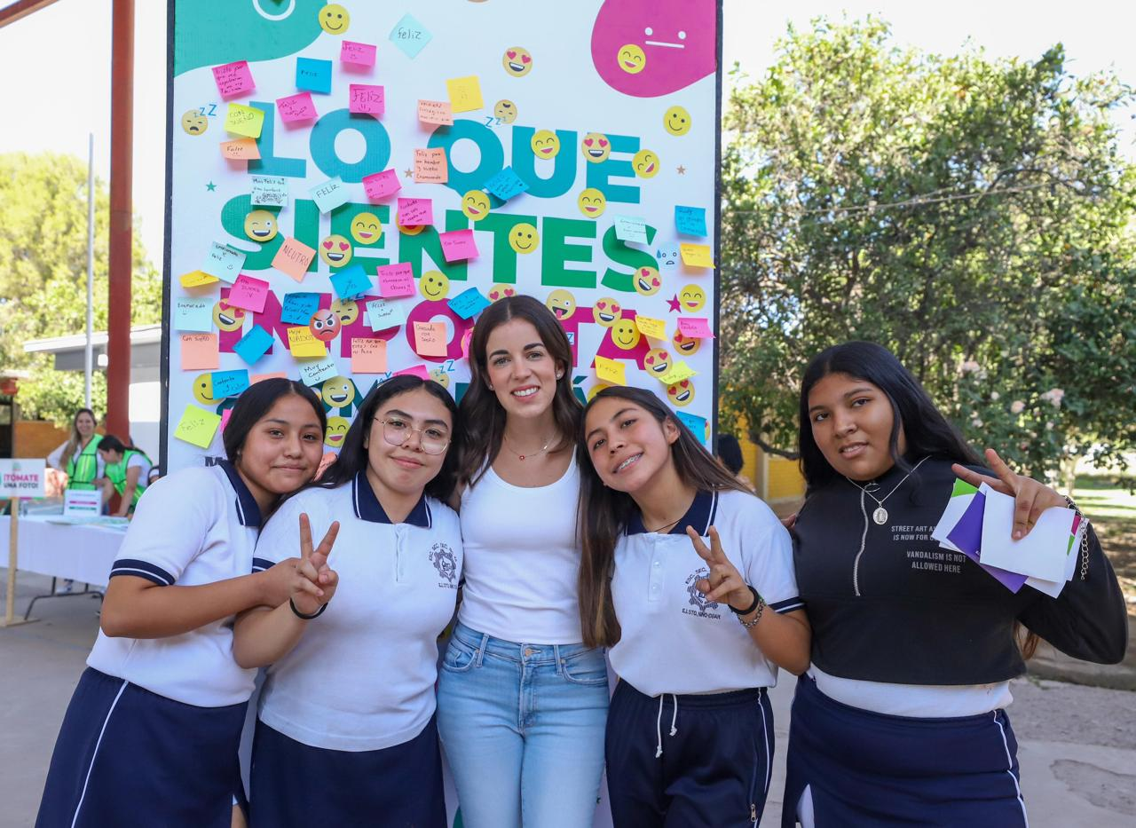 Lleva Inspira Coahuila brigadas de Salud mental y prevención de adicciones a instituciones educativas