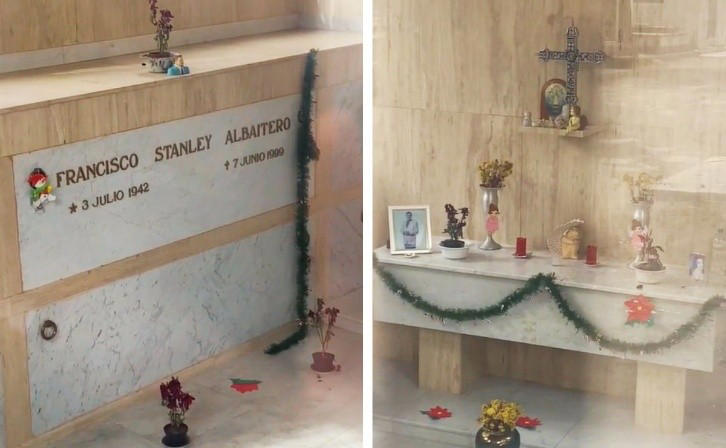 Así luce la tumba de Paco Stanley, filtran imágenes VIDEO