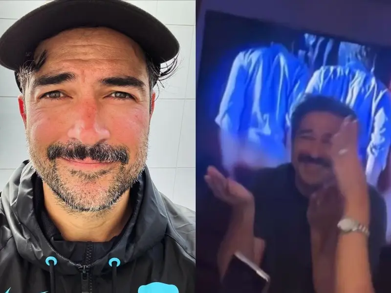 Alfonso Herrera se sorprende al escuchar a RBD en un restaurante