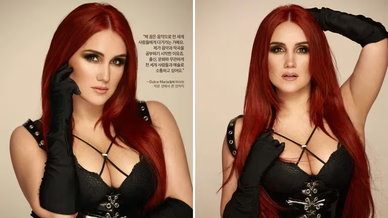 Dulce María se convierte en la primera mexicana en aparecer en la portada de Rolling Stone Corea