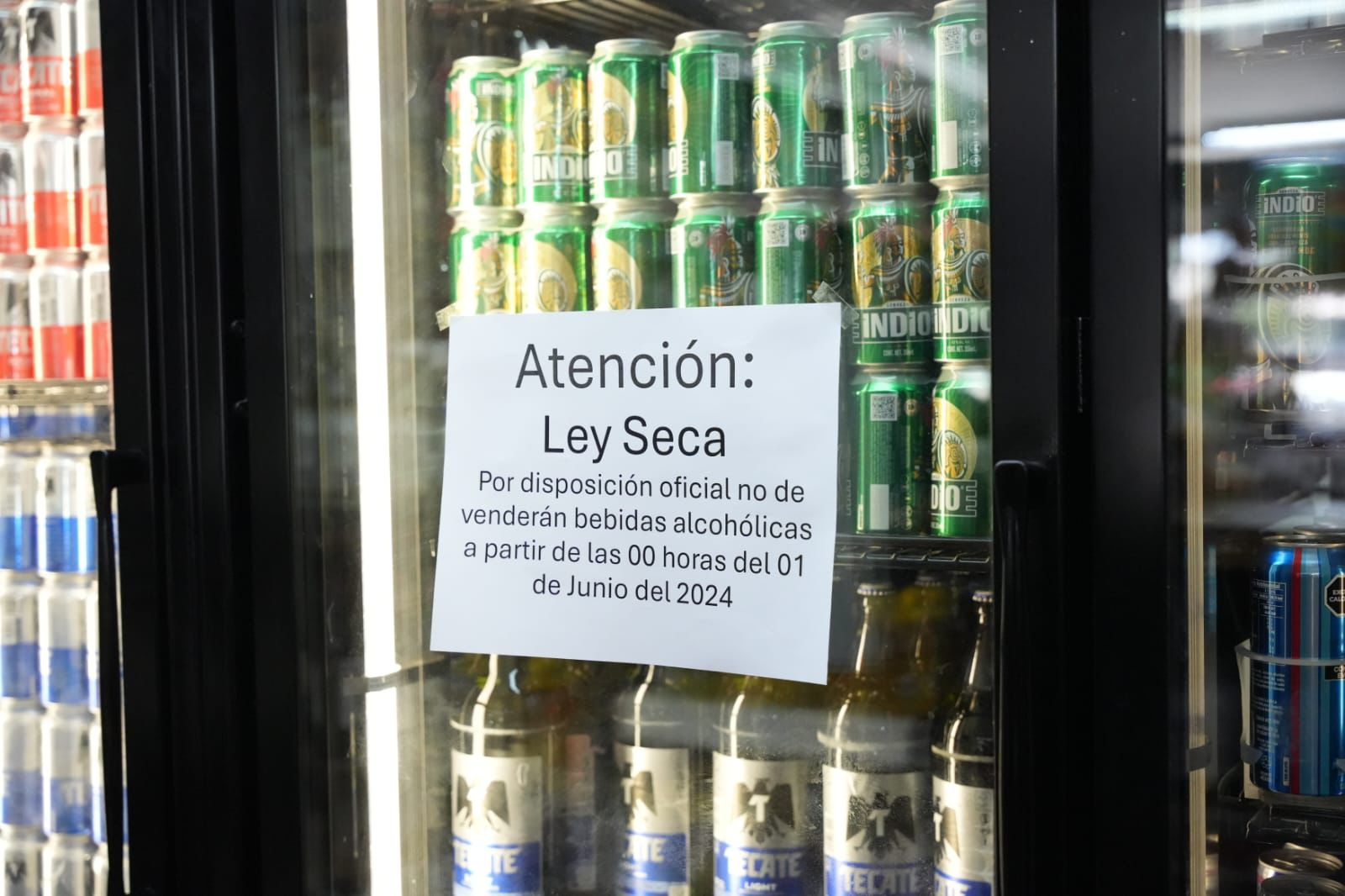 NOTIFICAN A COMERCIOS DE RAMOS ARIZPE SOBRE “LEY SECA” PARA ESTE FIN DE SEMANA