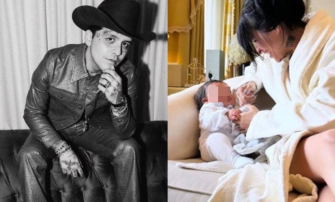 Nodal enfrenta críticas por borrar fotos de su hija Inti y Cazzu en redes sociales