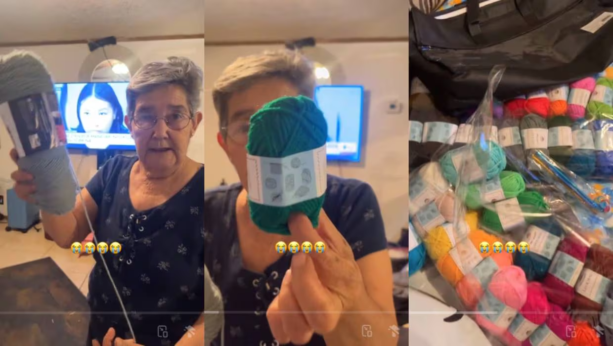 Abuela se compra estambre en Amazon y queda DECEPCIONADA