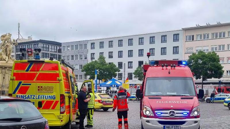 ‘Terror’ en Alemania: Sujeto ataca a varias personas con un cuchillo en Mannheim
