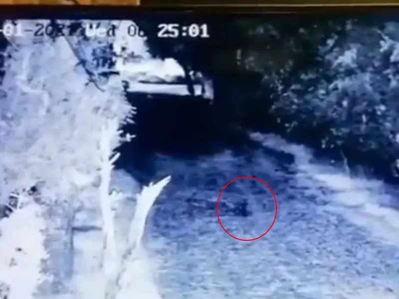 Captan supuesto duende corriendo en finca de Monterrey