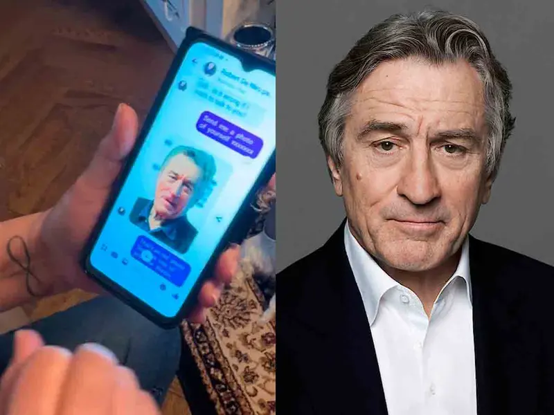Abuelita pensó que hablaba con Robert De Niro y su nieta la salva de una estafa segura