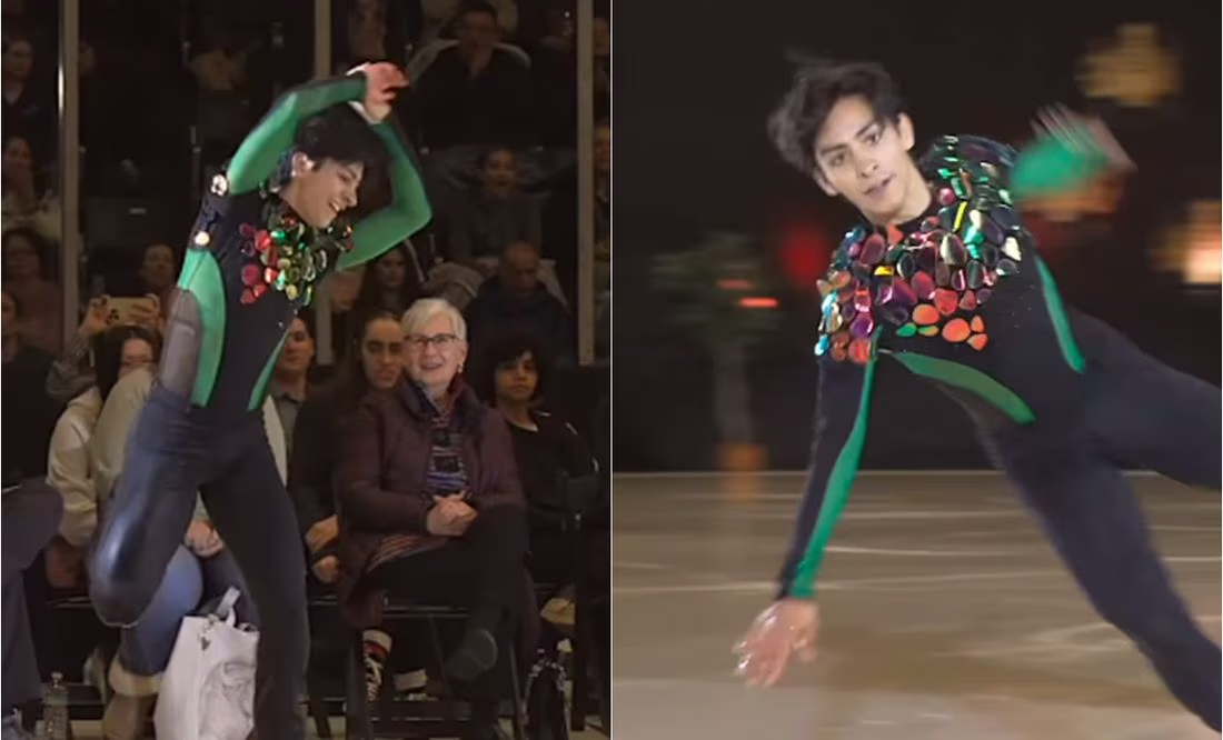 Donovan Carrillo comparte espectacular presentación en Gold on Ice