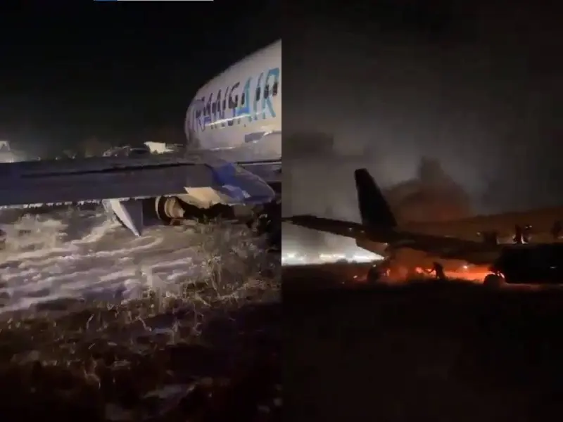 Otro avión Boeing sufre accidente; se sale de la pista y deja 10 heridos