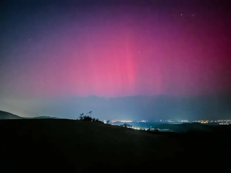 Majestuosa Aurora Boreal que ‘pintó’ la tormenta solar en cielos de México
