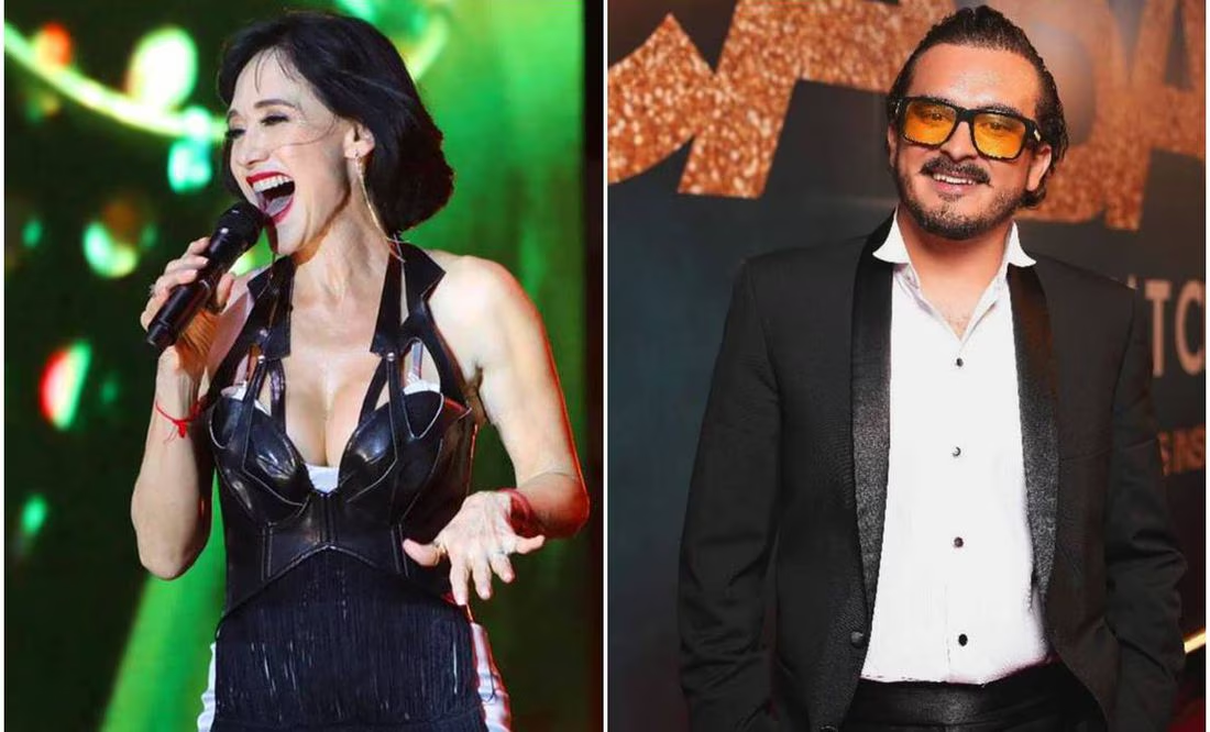 Como nunca antes, Susana Zabaleta y su novio Ricardo Pérez se besan en el escenario