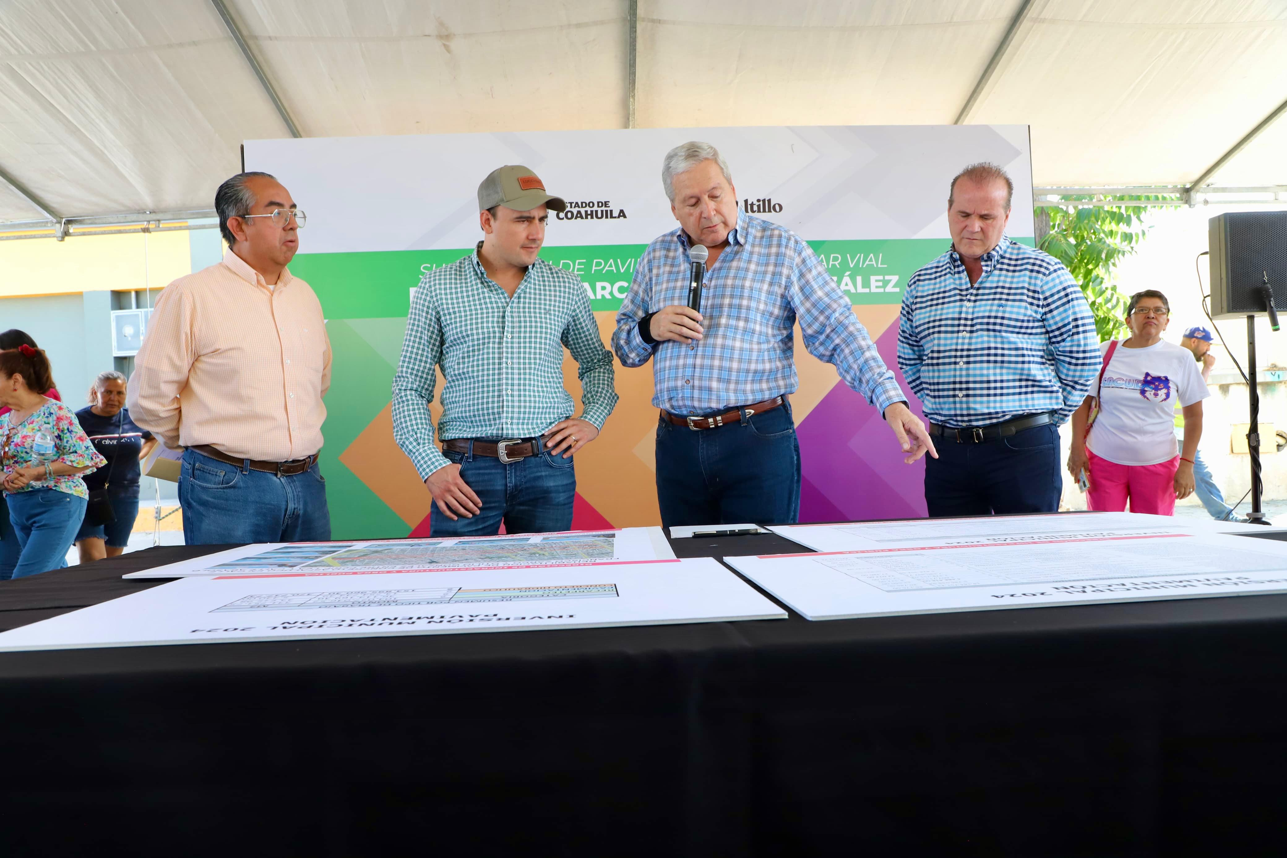 Trabajan Manolo y Chema Fraustro por vialidades más seguras