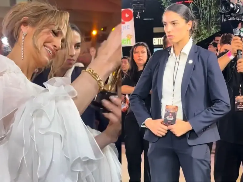Guardaespaldas de Jennifer Lopez se roba suspiros en su visita a CDMX ¿quién es la atractiva mujer?