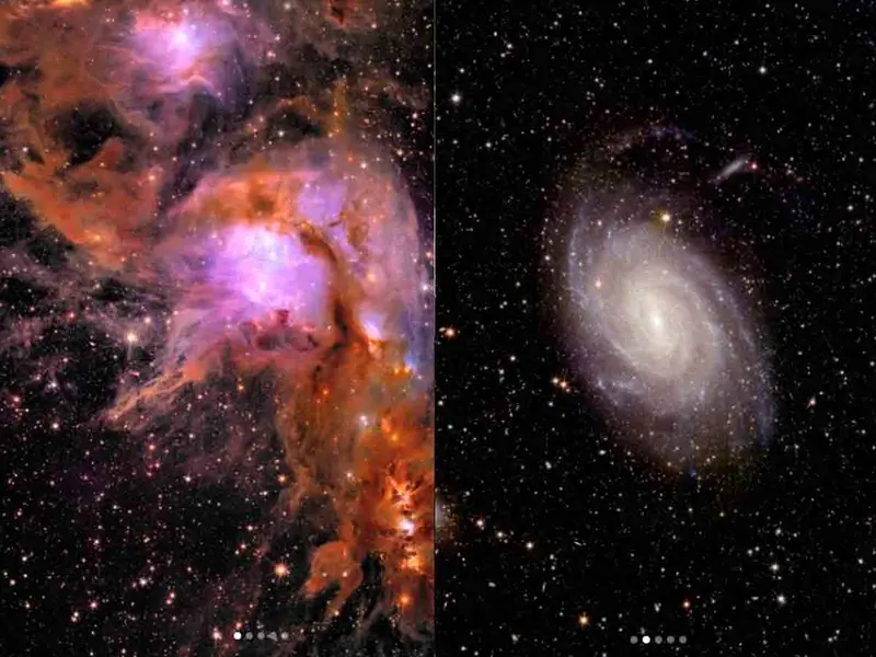 Científicos capturan imágenes más grandes del cosmos tomadas desde el espacio