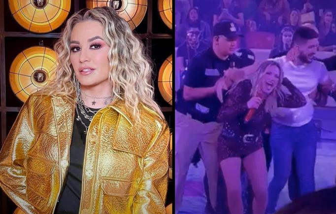 María José es AGREDIDA por fanático durante concierto; seguidores exigen respeto | VIDEO