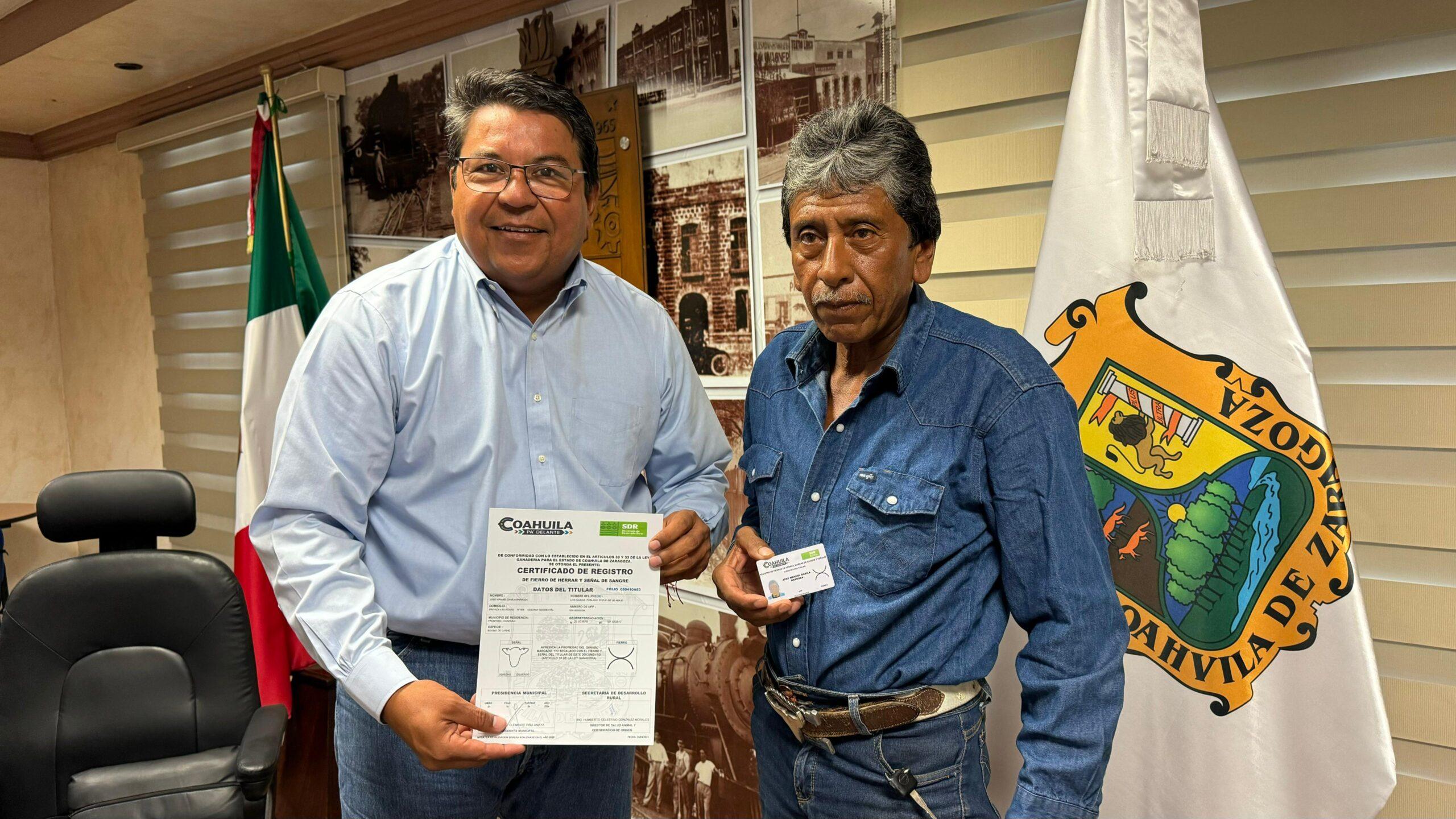 ENTREGAN EN FRONTERA FIERROS PARA HERRAJES