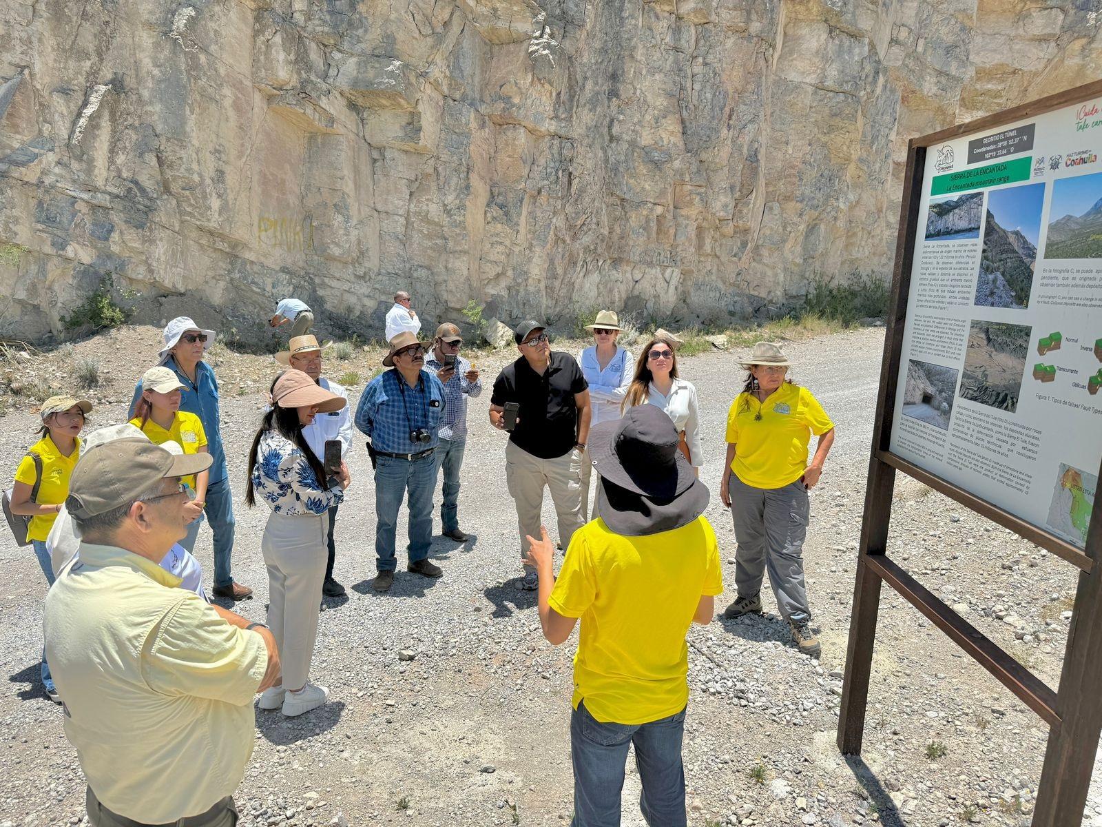 Impulsa Coahuila proyecto de Geoparque en Múzquiz