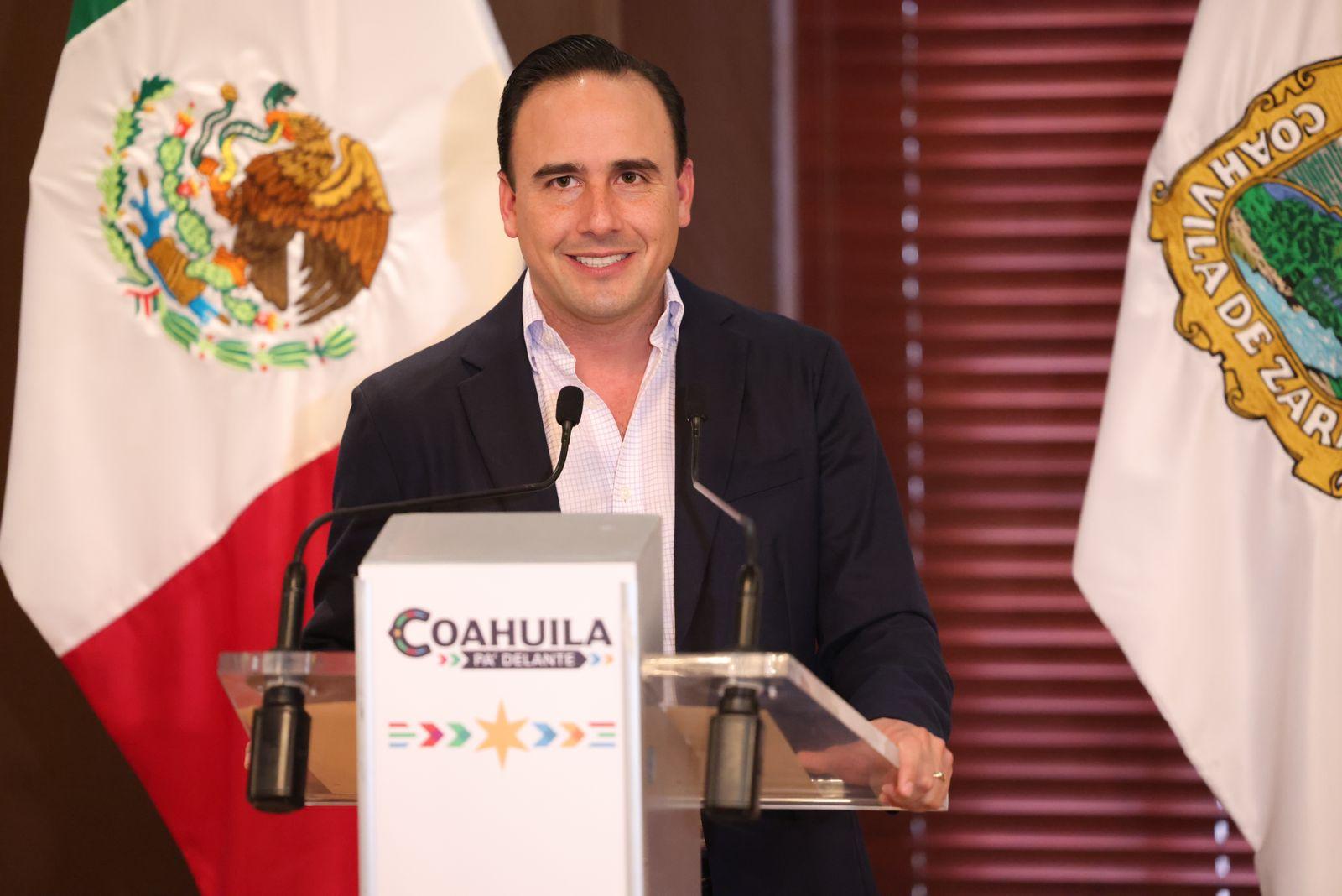 “COAHUILA PA’ DELANTE A PASOS DE GIGANTE” el Gobernador Manolo Jiménez Salinas