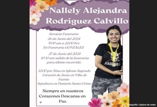 Inician funerales de Nallely tras confirmar la identidad