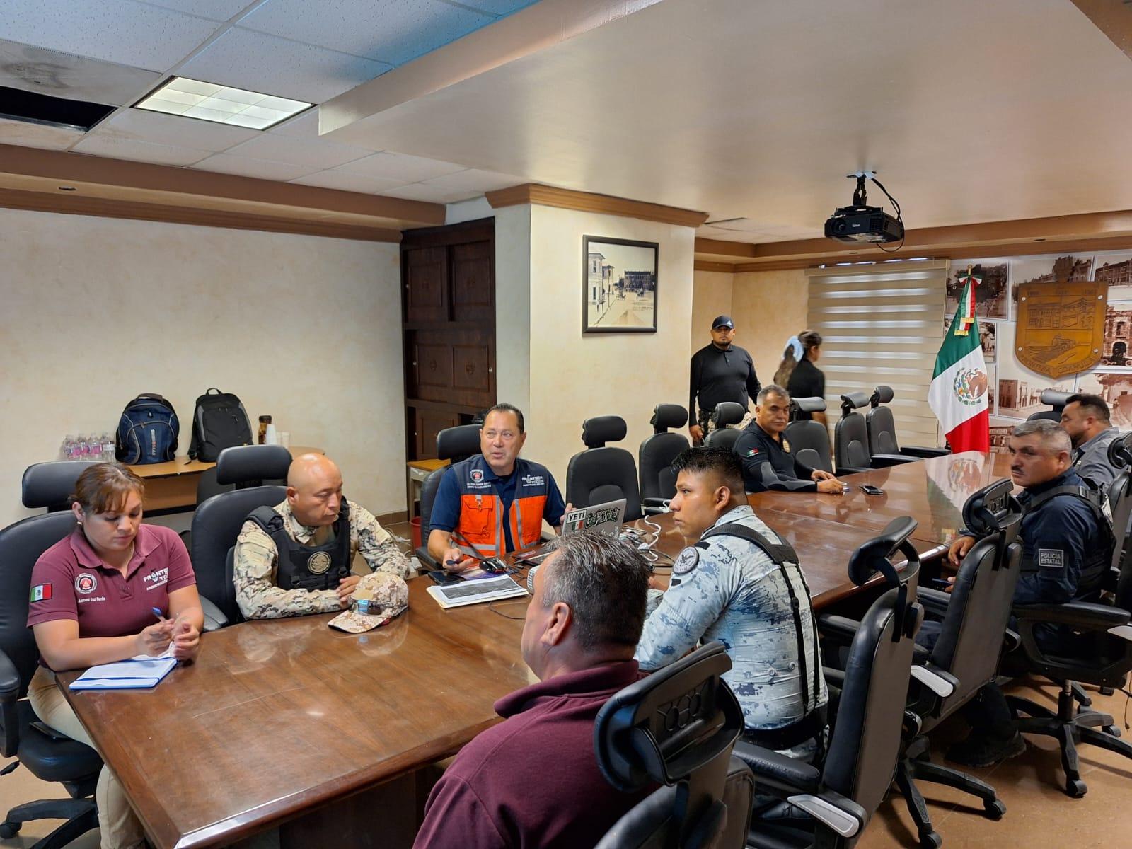 LISTA FRONTERA PARA LLEGADA DE “ALBERTO”