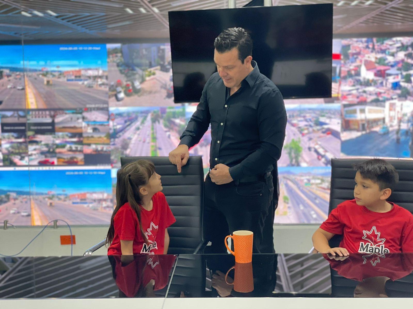Invita SSP a niños a visitar el C4 Sureste