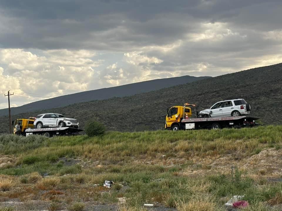 Sufre Claudia Garza accidente carretero
