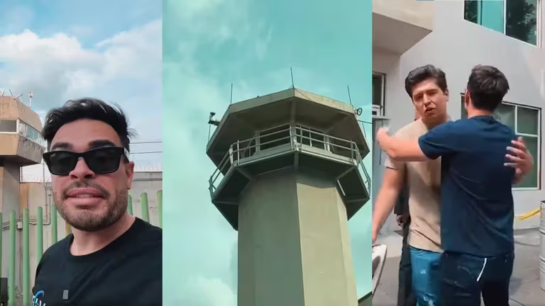 Fofo Márquez es visitado en prisión por el influencer «Dominguero»; lo critican en redes: “Lo hace por visitas”