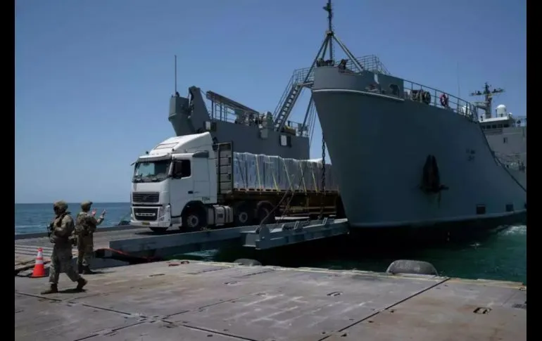 EU retira muelle flotante en Gaza por mal clima y podría no reinstalarlo, dicen funcionarios